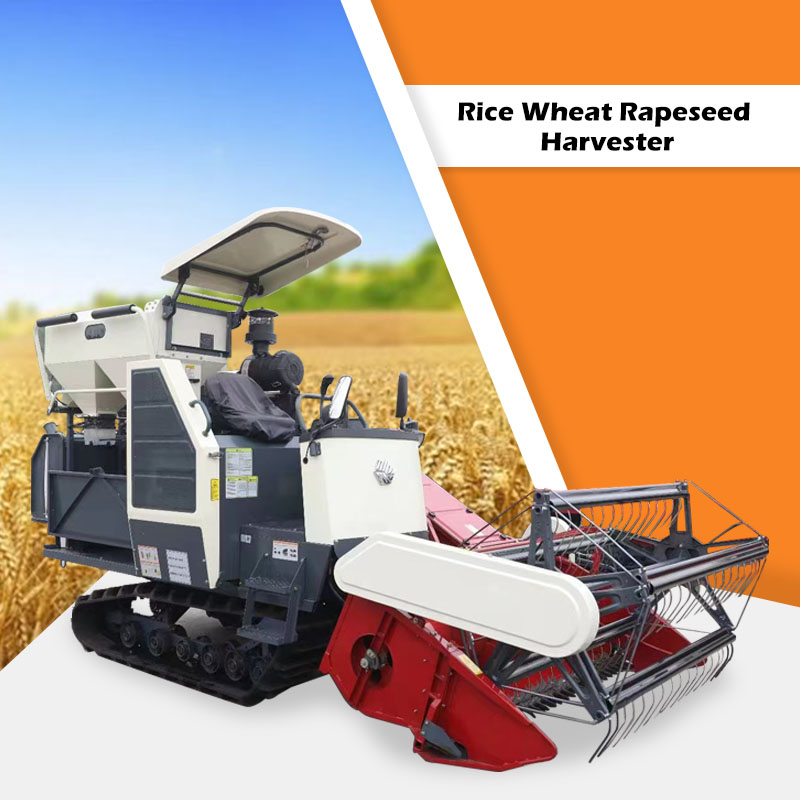 Rice Wheat Rapeseed Harvester
