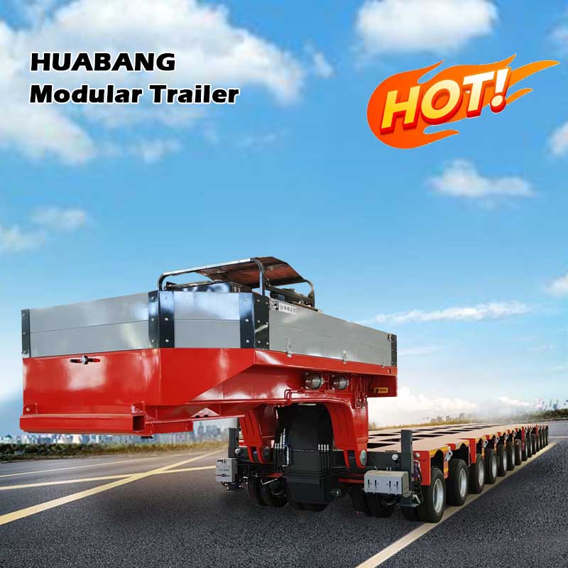 Heavy Transporter Multi Axle Modular Trailer Hydraulic Trailer For Sale